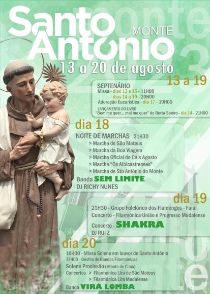 Junta de Freguesia de Candel&aacute;ria - FESTAS DE SANTO ANT&Oacute;NIO DO MONTE 2023!
