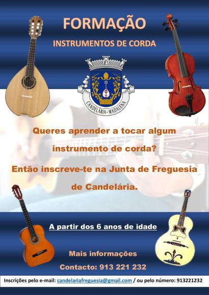 Freguesia de Candel&aacute;ria - Forma&ccedil;&atilde;o em instrumentos de corda!