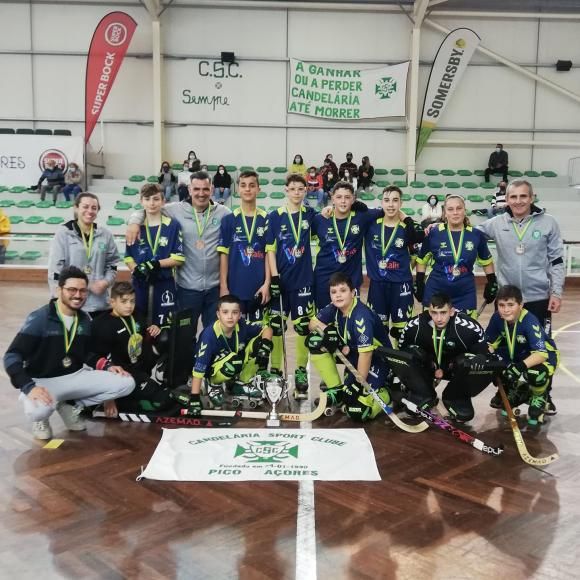  Campeonato Açoriano no escalão de sub15 em Hóquei em Patins, no Pavilhão de Desportos da Candelária.