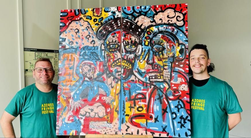 MiratecArts -  Luiz Domanoski celebra Terry Costa em pintura