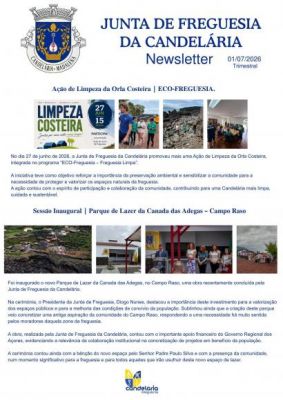 Junta de Freguesia de Candel&aacute;ria - Newsletter Trimestral - Candel&aacute;ria mais pr&oacute;xima