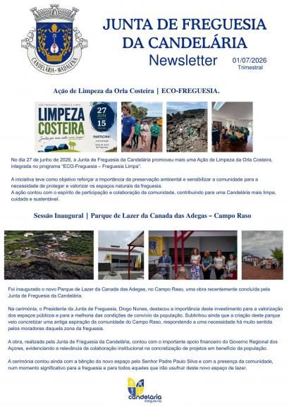 Junta de Freguesia de Candel&aacute;ria - Newsletter Trimestral - Candel&aacute;ria mais pr&oacute;xima