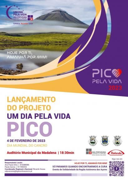 Lan&ccedil;amento do projeto &ldquo;Um dia pela vida&rdquo; - Ilha do Pico